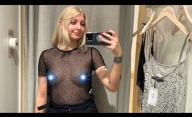 See-Through Try On Haul | Transparent Lingerie and garment | Try-On Haul At The Mall