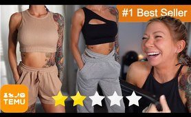 temu's top rated workout clothes | try on haul