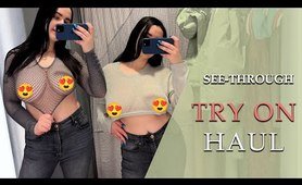 Transparent Try On Haul In Fitting Room