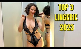 MY TOP 3 FAVORITE LINGERIE OF 2023 | TRY-ON HAUL