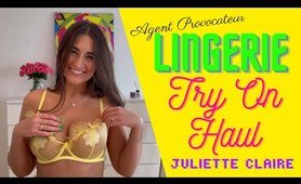 Sexy lingerie try on haul with Juliette Claire | Agent Provocateur