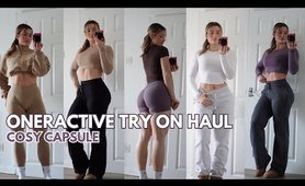 NEW oneractive try on haul & review | STRAIGHT LEG JOGGERS!? | cosy capsule 2024