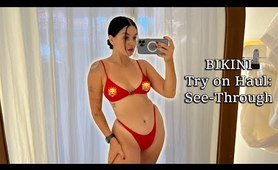 bikini Try-On Haul: Exploring Transparent Swimwear Styles