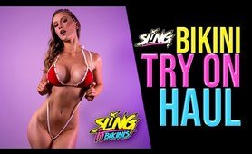 SlingIt - Spiked Bikini Try On Haul! (2024)