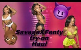 SavageXFenty try on haul