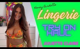 Sexy Lingerie Try On Haul with Juliette Claire | Honey Birdette
