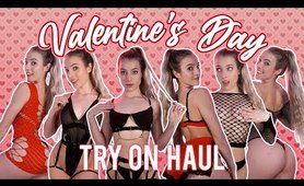 VALENTINES DAY LINGERIE TRY ON HAUL (IN 4K) | MercedesTheDancer