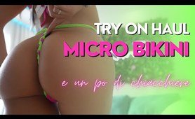 TRY ON HAUL: micro  beachwear + un po’ di chiacchiere