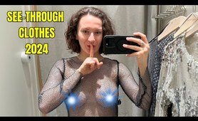 Try On Haul: See-through Clothes and Fully Transparent Women Lingerie | Very revealing! 
