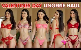 HUGE VALENTINE'S DAY LINGERIE TRY-ON HAUL