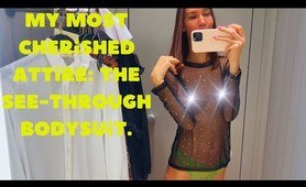 Try on Haul See Through Total Black