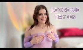 Transparent lingerie try-on│See-through haul with babymohoney