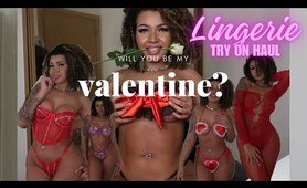 *naughty* LINGERIE TRY ON HAUL | VALENTINES Q&A Edition