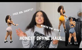 DFYNE ACTIVEWEAR HAUL | try on & viral shorts hack for a flattering fit