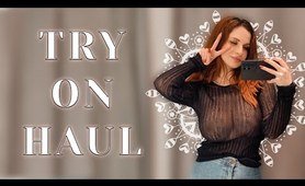 Transparent Try on Haul with Angelina