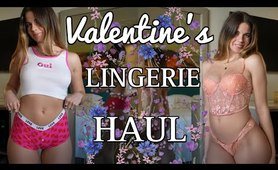 VALENTINE'S LINGERIE TRY ON HAUL | FASHION NOVA