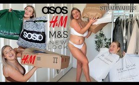 HUGE MIDSIZE PRE SPRING HAUL + TRY ON 2024 | SIZE 14| H&M, ASOS, M&S, NEWLOOK