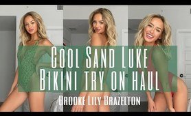 Cool Sand Luke bikini try on haul |  thong bikini review | Brooke Lily Brazelton | Try on haul 2