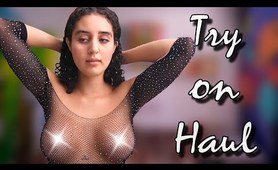 [4K] Lingerine haul. Transparent Try On Haul with Jenny | Sheer clothes