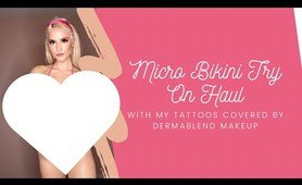 Inked to Bare: My Tattoos VS Micro  monokini Try On Haul