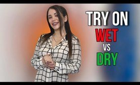 From Dry to Sheer: Trying Transparent Shirts Wet vs Dry