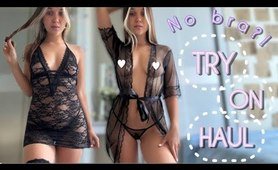 [4K] Transparent lingerie haul | See through Lingerie Try on Haul | Lingerine haul