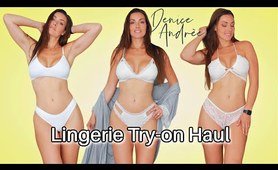 White Lingerie try on Haul #tryon #model #top #lingerie