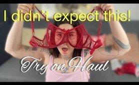 See through lingerie try on haul! I didn't expect this...