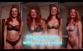 Lingerie Try on with Lacy Lennon