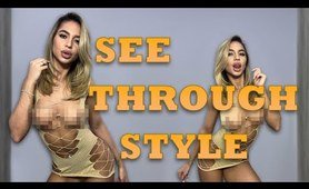 Transparent Lingerie and Clothes | See-Through Try On Haul