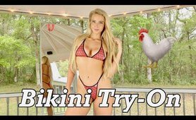 MICRO Bikini Try-On Haul Ft. My Roosters