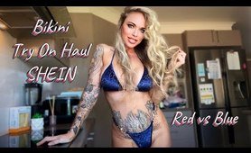 Bikini Try On Haul.. Red vs Blue ❤️