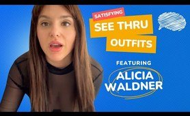 Trying On Satisfying Transparent Outfits with Alicia