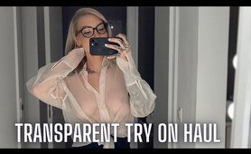 Transparent Try on Haul | Semi-Sheer clothes