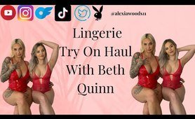 *SEXY* BODYSUIT LINGERIE TRY ON HAUL WITH BETH QUINN