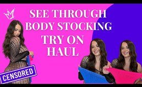 TRANSPARENT Bodystocking TRY ON HAUL with Mirror View! | Jean Marie Try On