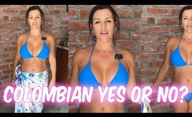 Bikini Try- On Haul with a Beach Wrap Coverup -  do you like blue?