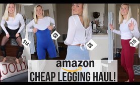 CHEAP AMAZON LEGGINGS!! | Try On & Review