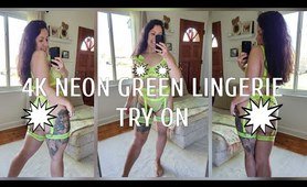4K TRANSPARENT Lingerie Try On Haul | on an All Natural Mom body