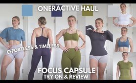 OnerActive Focus Capsule Try On Haul | New effortless & timeless colours | Honest review!