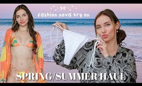 spring/summer 2024 try-on haul ☀️ ft fashion nova