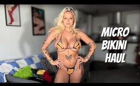 Micro  beachwear vs DD's - Try on haul