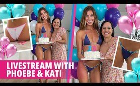 LIVE REPLAY! charming Birthday Bikinis Try-On Haul With Kati and Phoebe