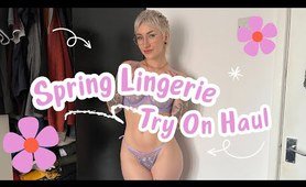 TRANSPARENT Sheer Spring Lingerie Try-On Haul