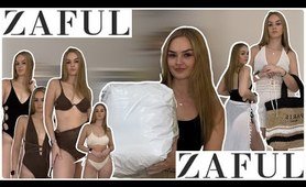 humongous £150  tankini Try on Haul || Zaful swimwear haul