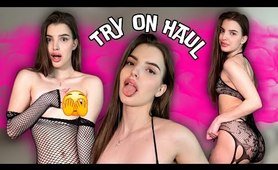 Transparent Fashion Showcase | Exclusive 4K Try-On Haul with Vixy