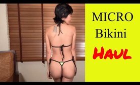 Micro  monokini Try on Haul #bikini #cutegirl #hauls