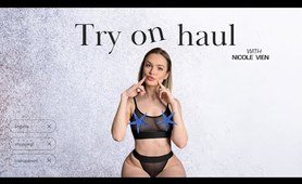 See-Through Try On Haul | Transparent Lingerie and garment | Try-On Haul At The Mall