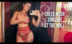 SHEER MESH LINGERIE TRY ON HAUL | VICTORIA'S SECRET