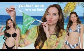 massive  beachwear and beachwear haul 2024 - Fashion Nova Swim Try-On Haul